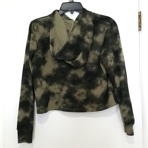 Dickies green camouflage cropped hoodie - Picture 5 of 6